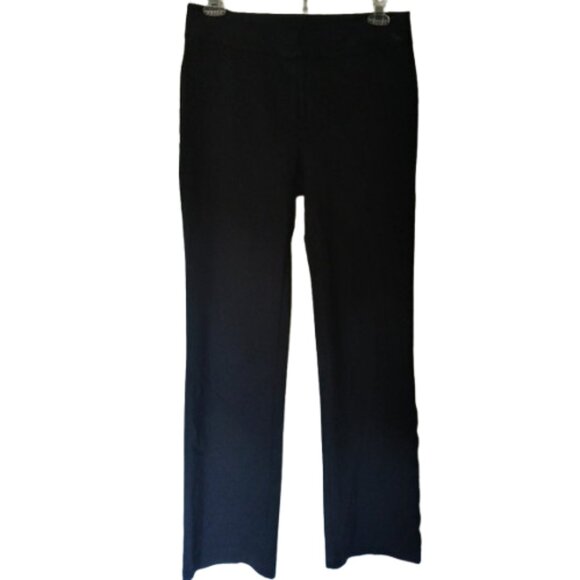 Eddie Bauer Black Boot Cut Flare Women's Pants Sleek Versatile Timeless Size 10T - Picture 3 of 4